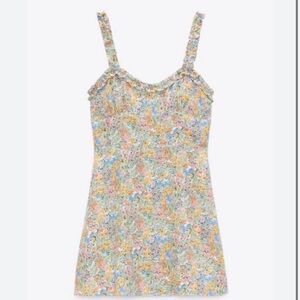 Zara floral dress
